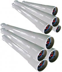 Корпус мембраны стекловолокно RO-FRP-8040-2W (side port, 300 psi)