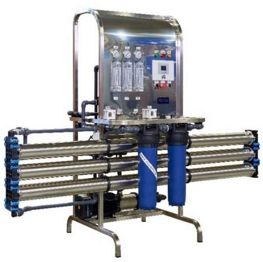 Система обратного осмоса AQUAPHOR APRO-HP-1500-D SST (PLC Aquaphor, Grundfos, с дозатором)