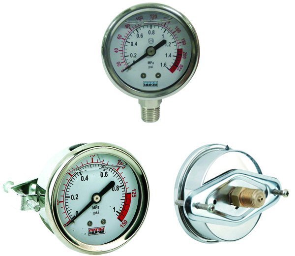 Манометр жидконаполненный радиальный PG 400 купить в СПб - цены, фото ...