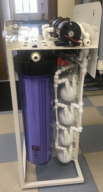 Система обратного осмоса 200 л/ч с промывкой