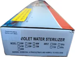 Лампа UV-30W-R (8GPM, 1/2" NEW) Китай UV-30W-R (NEW)