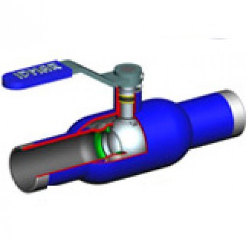 Кран шаровой под приварку WKN2c, DN 15, PN 40, (IDMAR)