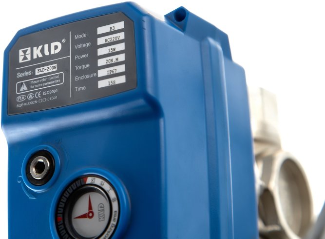 Кран с сервоприводом KLD200 3-х 1” 220V