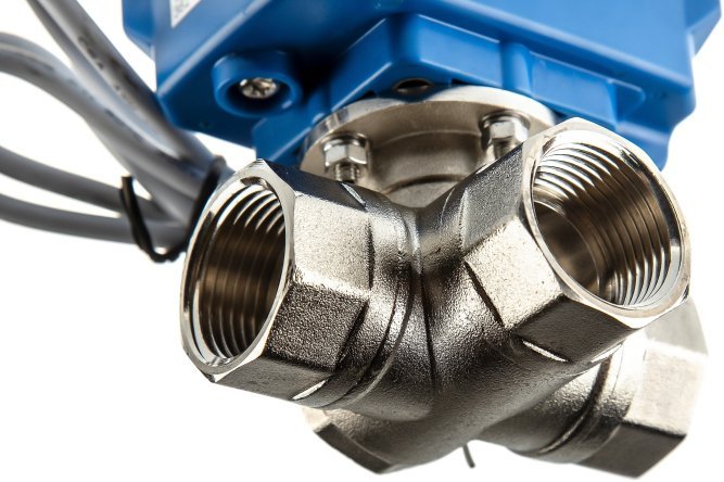 Кран с сервоприводом KLD200 3-х 1” 220V