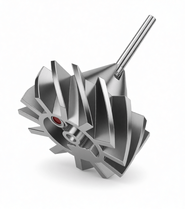 Турбинка в сборе с магнитом 90835В