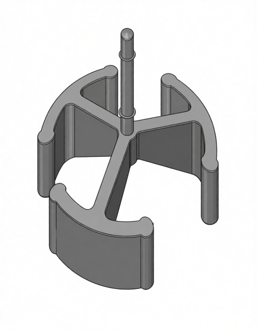 Пластиковая ось турбинки 54320-C