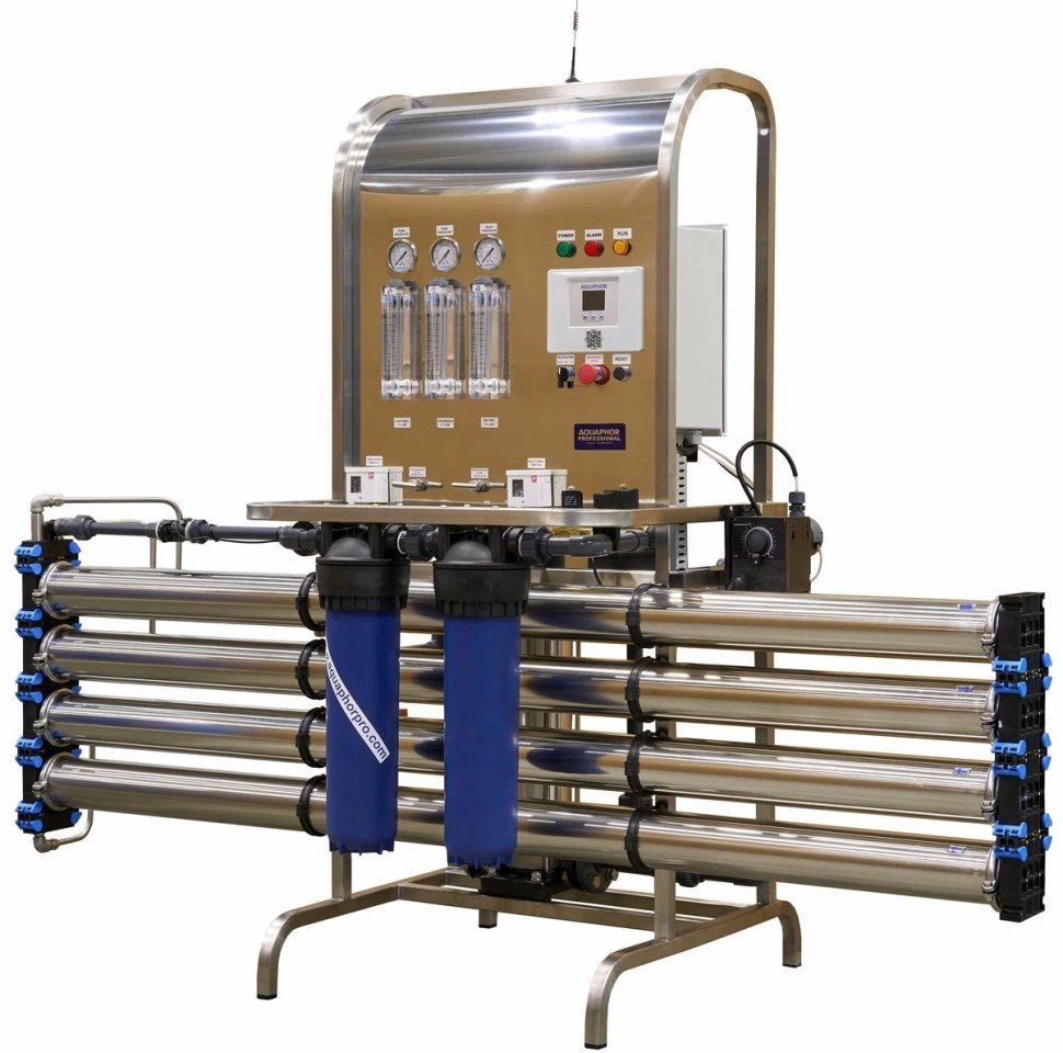 Система обратного осмоса AQUAPHOR APRO-1500-D-Short LP Black (дозатор GRUNDFOS, 4040)