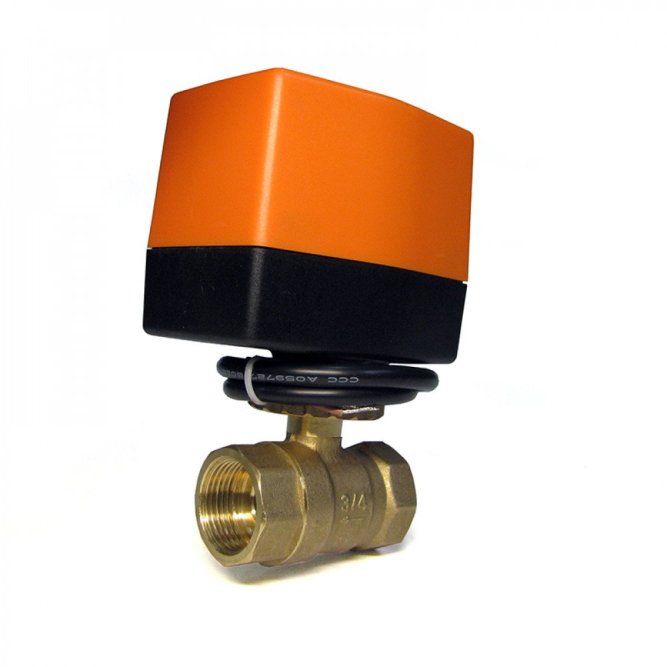 Кран двухходовой с сервоприводом 1" Smart