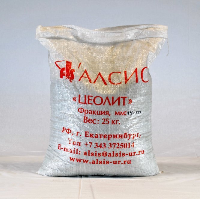 Цеолит (1,5-3), мешок 25 кг (~25 литров) (Россия)