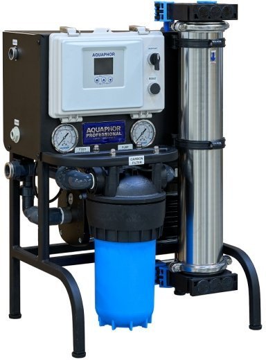 Система обратного осмоса AQUAPHOR APRO-M-150-21X-G-F SST (без дозатора, PLC Aquaphor)