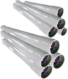 Корпус мембраны  стекловолокно RO FRP 4040-1W (end port, 1200 psi)