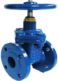 Задвижка чугунная фланцевая HGV204, DN 125, PN16 (HORNHOF)