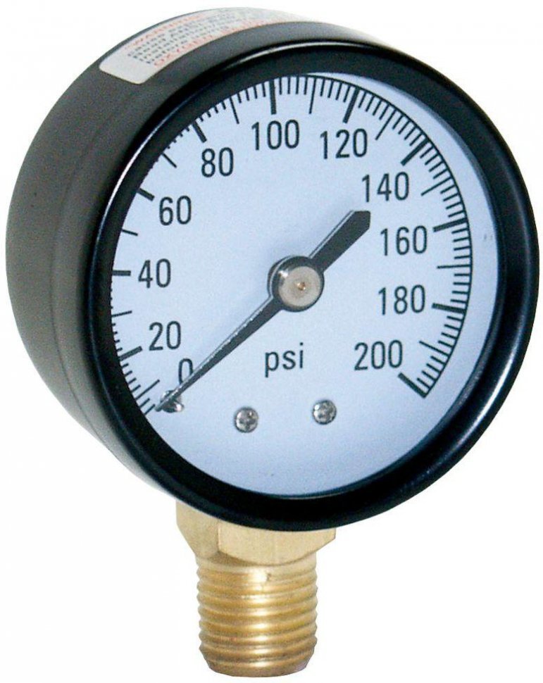 Манометр для установочного компл. Компрессора HD-Gauge 0-200