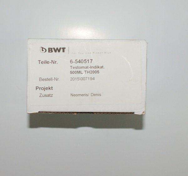 Индикат. р-р 500ml, 0,05 - 0,5°dH